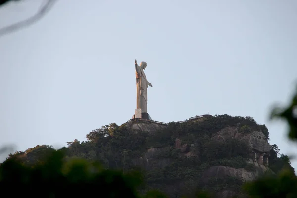 Christ Redeemer Rio Janeiro Brazil March 2022 Christ Redeemer Seen — Foto de Stock