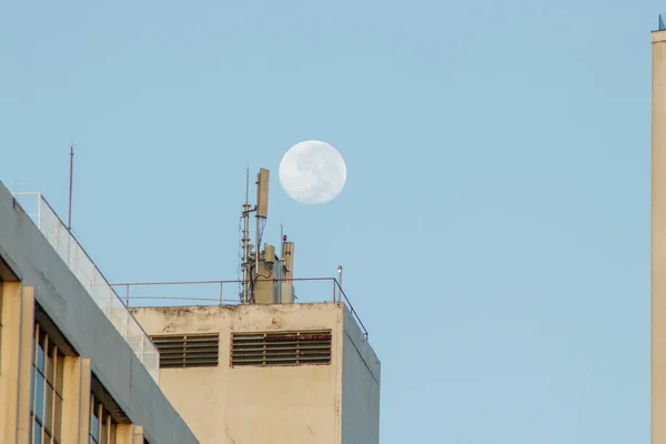 Definição Lua Cheia Rio Janeiro — Fotografia de Stock