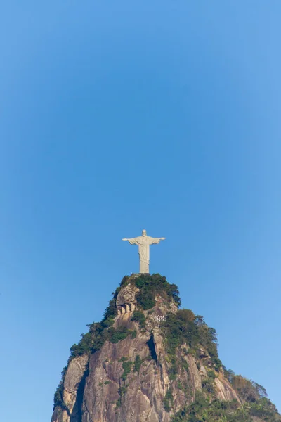 Храм Христа Спасителя Рио Жанейро Бразилия Августа 2015 Года Статуя — стоковое фото