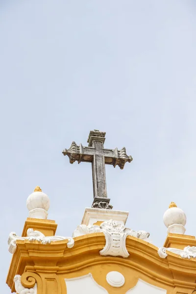 ブラジルミナスジェライス州ティラデンテス市のサント アントニオ母教会 2018年1月22日 ミナスジェライス州ティラデンテス市のサント アントニオ母教会を見る — ストック写真