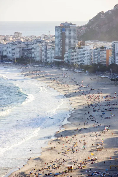 Rio Janeiro Brezilya Daki Copacabana Plajı Mart 2017 Rio Janeiro — Stok fotoğraf