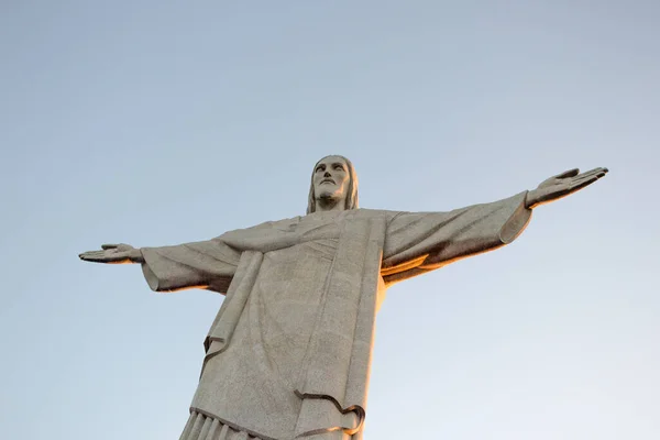 Chrystus Odkupiciel Rio Janeiro Brazylia Lipca 2021 Statua Chrystusa Odkupiciela — Zdjęcie stockowe