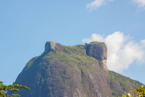 Blick Auf Den Gavea Stein Rio Janeiro Brasilien — Stockfoto
