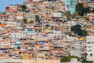 Vidigal favela in Rio de Janeiro, Brazil.