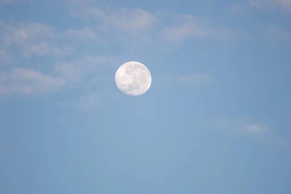 Full Moon Sky Rio Janeiro — Fotografia de Stock