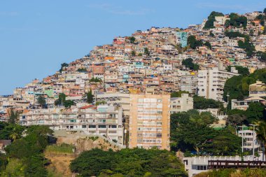 Vidigal favela in Rio de Janeiro, Brazil.