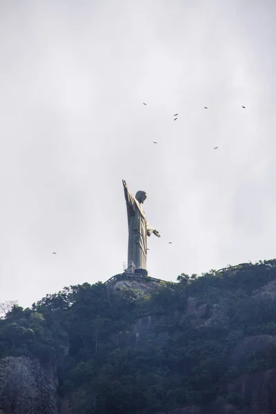 Cristo Redentore Rio Janeiro Brasile Maggio 2022 Statua Cristo Redentore — Foto Stock