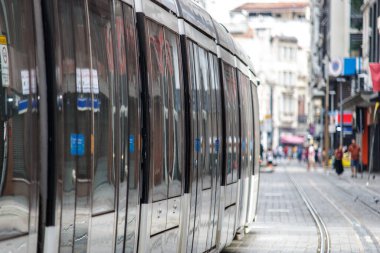 Rio de Janeiro şehir merkezinde tren.