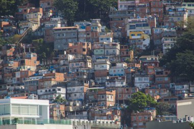 Rio de Janeiro 'daki Cantagalo Tepesi.