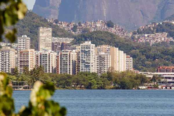 Лагуна Родриго Фрейтас Рио Жанейро — стоковое фото