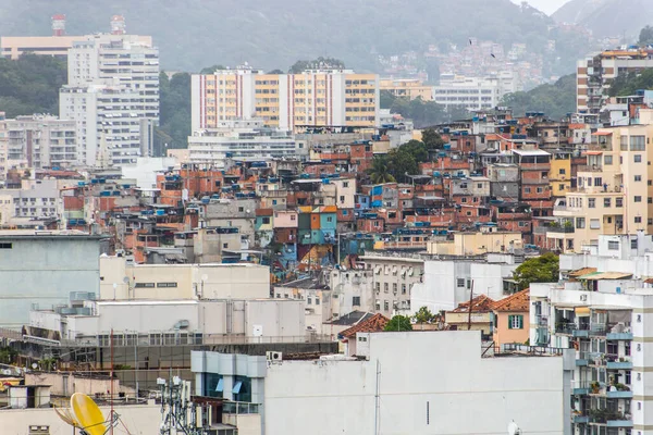 Санто Амаро Фавела Рио Жанейро — стоковое фото