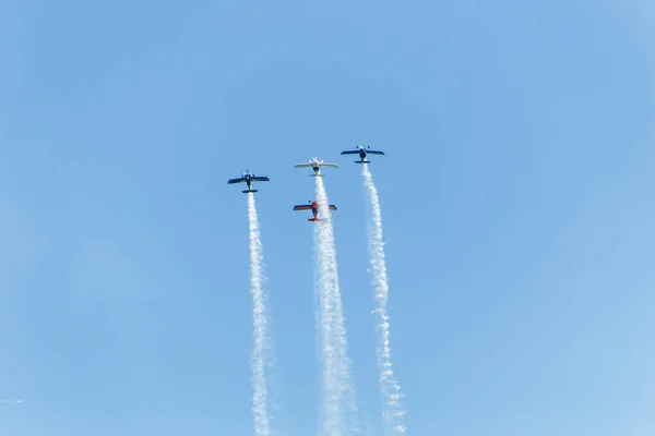 Небесная Эскадрилья Выступает Копакабане Рио Жанейро Бразилия Сентября 2022 Года — стоковое фото