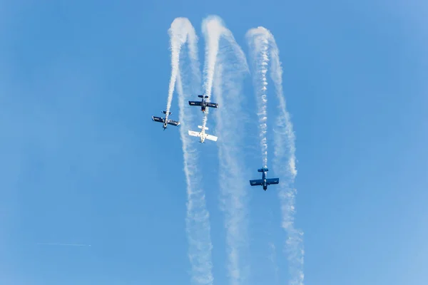 Sky Squadron Performing Copacabana Rio Janeiro Brazil Septiembre 2022 Sky —  Fotos de Stock