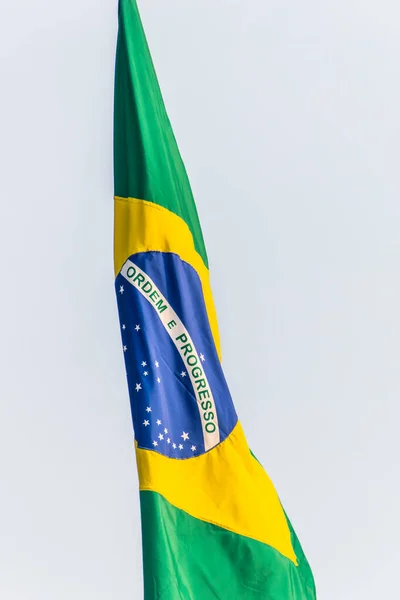 Бразильський Прапор Ріо Жанейро — стокове фото
