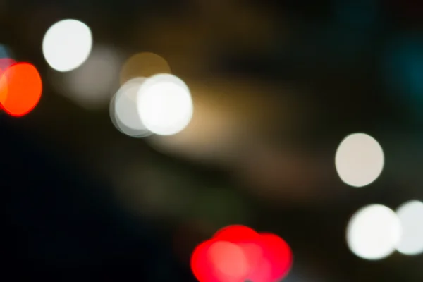 Abstrakt von Auto Licht Bokeh auf der Straße — Stockfoto