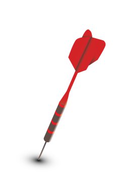 Kırmızı Dart hedef vurma