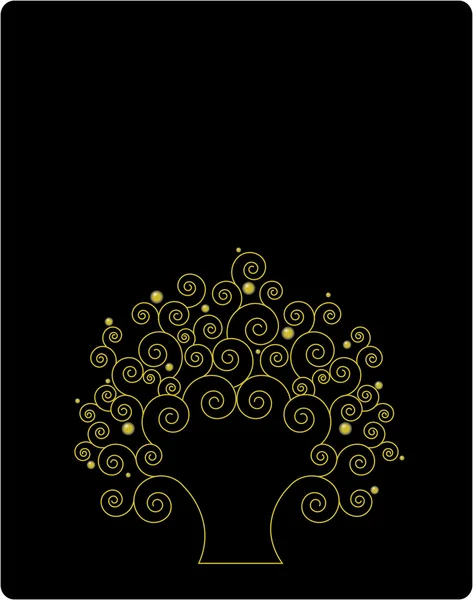 Vecteur abstrait d'arbre celtique — Image vectorielle