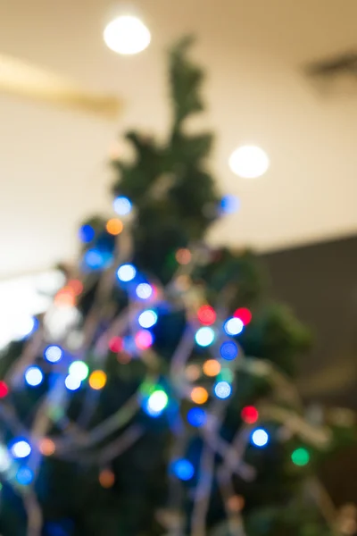 Christmas tree out of focus — Stock Photo, Image