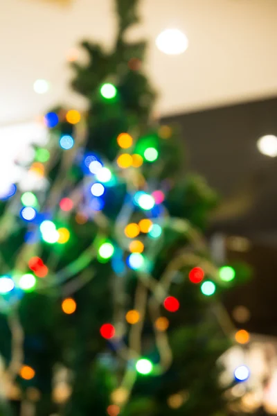 Christmas tree out of focus — Stock Photo, Image