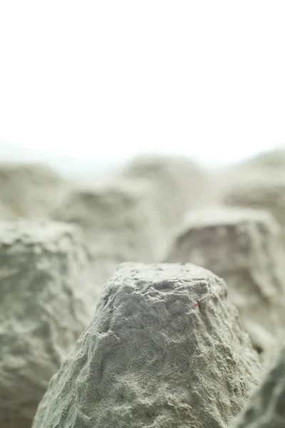 Eierschale aus recyceltem Papier — Stockfoto