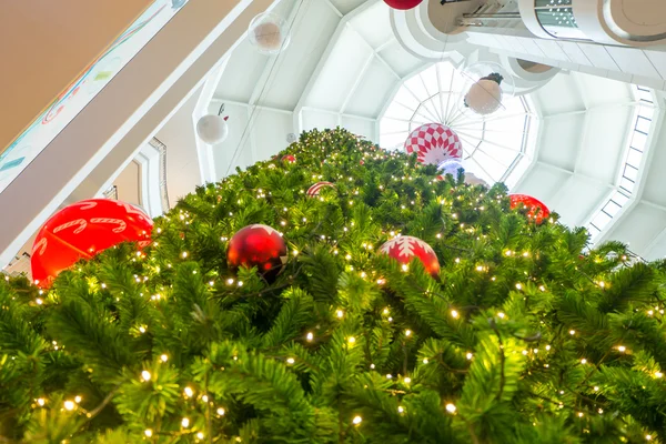 Astratto di albero di Natale luce per sfondo — Foto Stock