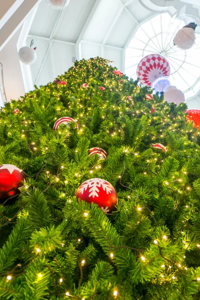 Astratto di albero di Natale luce per sfondo — Foto Stock