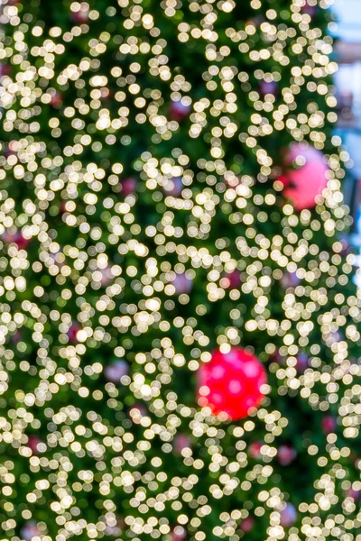 Abstract of Christmas tree light bokeh for background — Stock Photo, Image