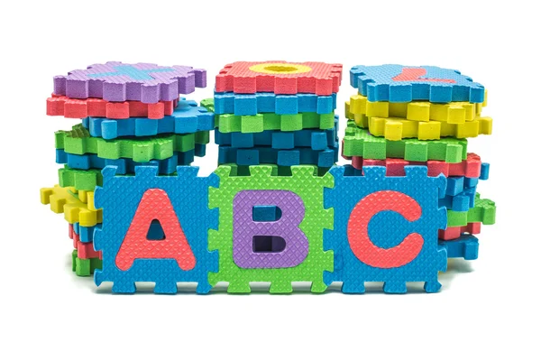 Puzzle Manta alfombra rompecabezas goma espuma EVA abecedario letras numeros 