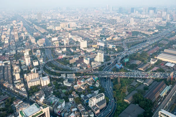 Vista del paisaje urbano de Bangkok, Bangkok la capital de Tailandia —  Fotos de Stock