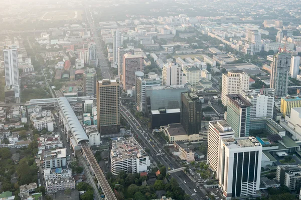 Widok na panoramę Bangkoku, bangkok kapitału miasta Tajlandia — Zdjęcie stockowe