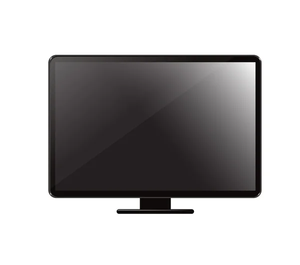 Lcd TV, led - 3d vector de ilustración — Vector de stock