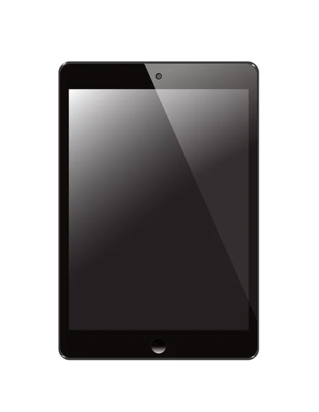 siyah tablet ipad vector öğesine benzer beyaz izole