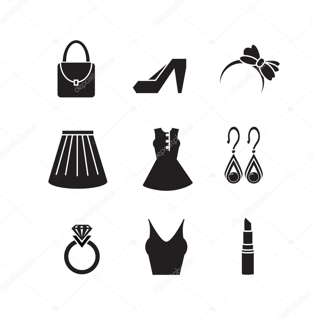 of accessories icon vector Stock Vector Image ©nipitphand #40457743