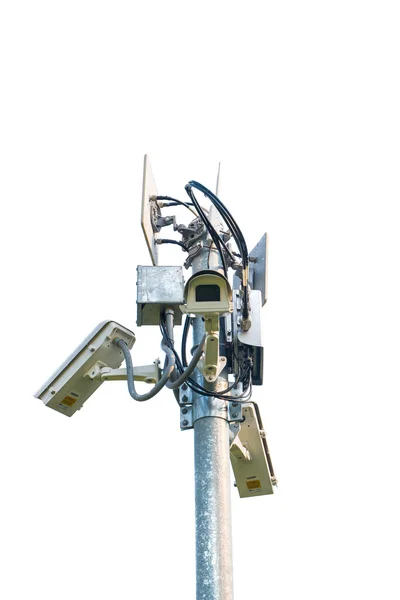 Security Camera CCTV isolated on white — Stock Photo, Image