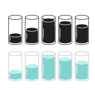 Pil göstergesi simge kümesi