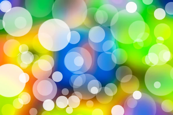 Kleurrijke bokeh abstracte licht achtergrond. — Stockfoto