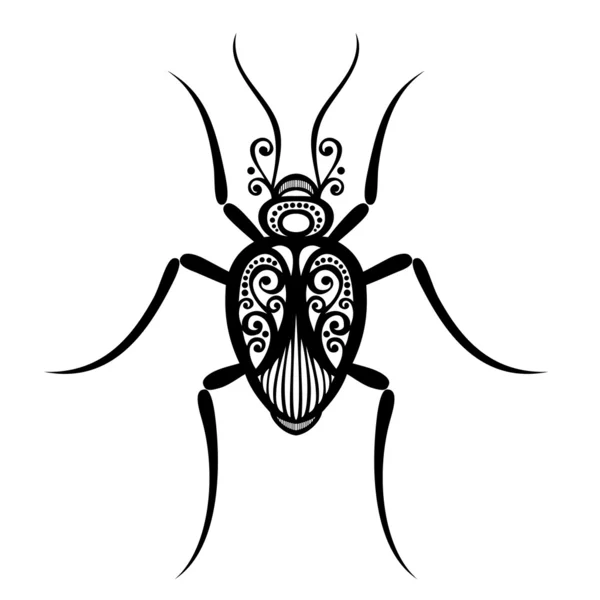 Bellissimo scarabeo — Vettoriale Stock