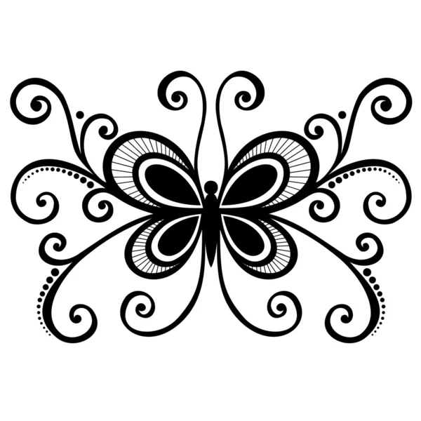 Hermosa mariposa — Vector de stock