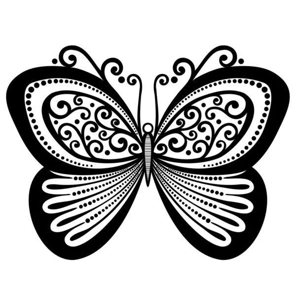 美丽的蝴蝶 — 图库矢量图片