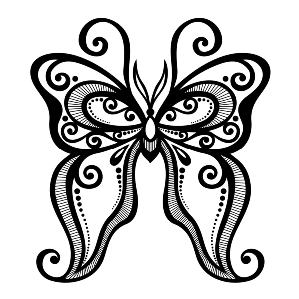 Hermosa mariposa — Vector de stock