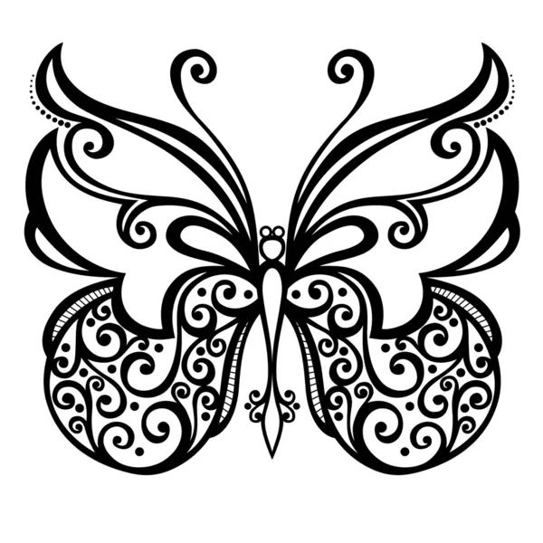 Bela borboleta —  Vetores de Stock