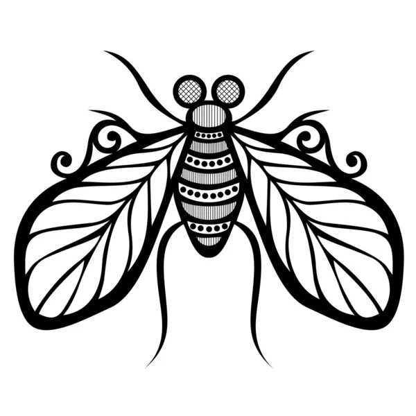 Bela mosca — Vetor de Stock