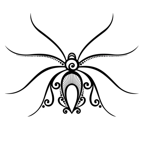 Araña hermosa — Archivo Imágenes Vectoriales