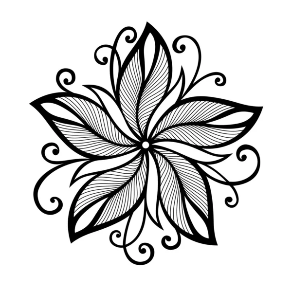 Декоративний квітка — стоковий вектор
