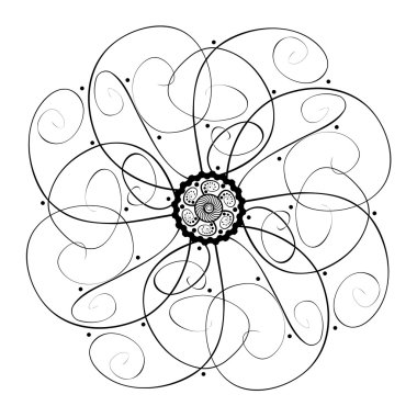 soyut bur (vektör), desenli tasarım