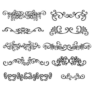 ayarla: kaligrafi kenarlıkları ve sayfa süsleme