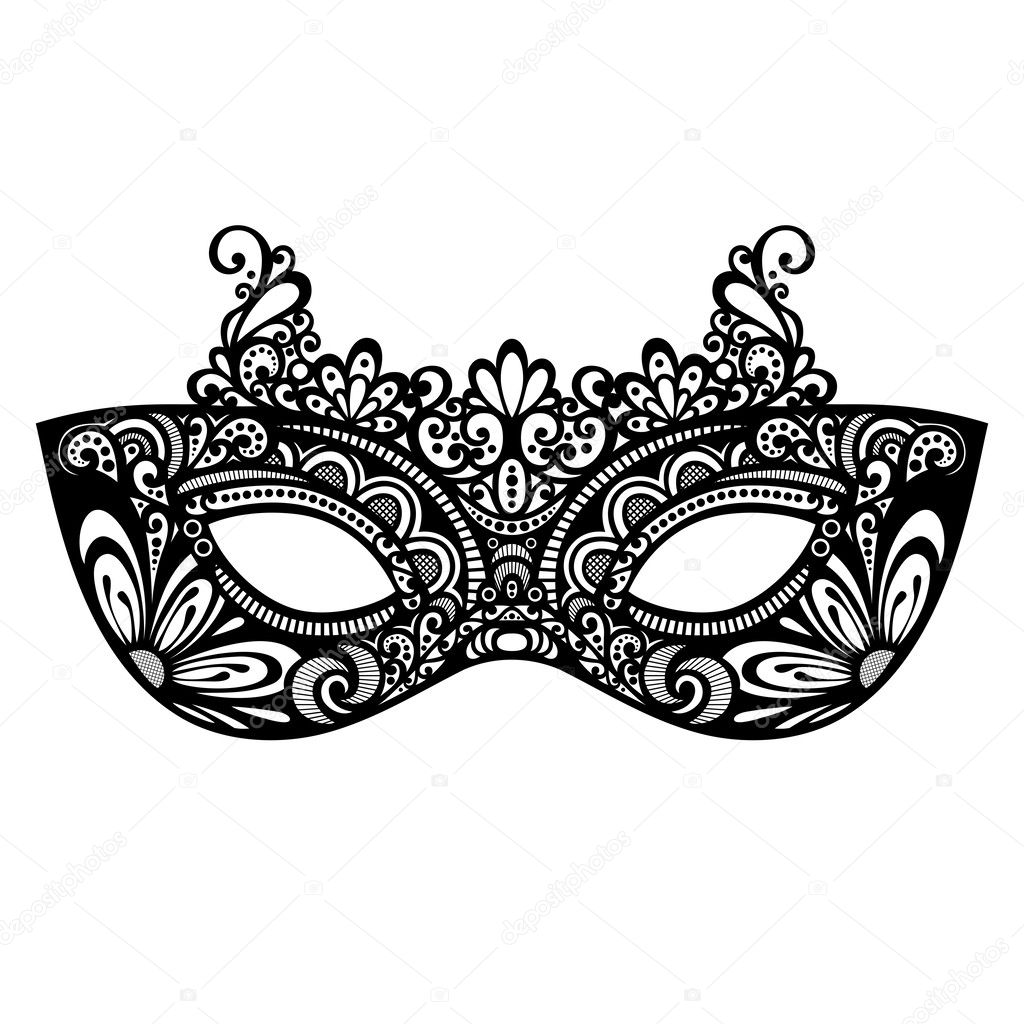 Beautiful Masquerade Mask (Vector)