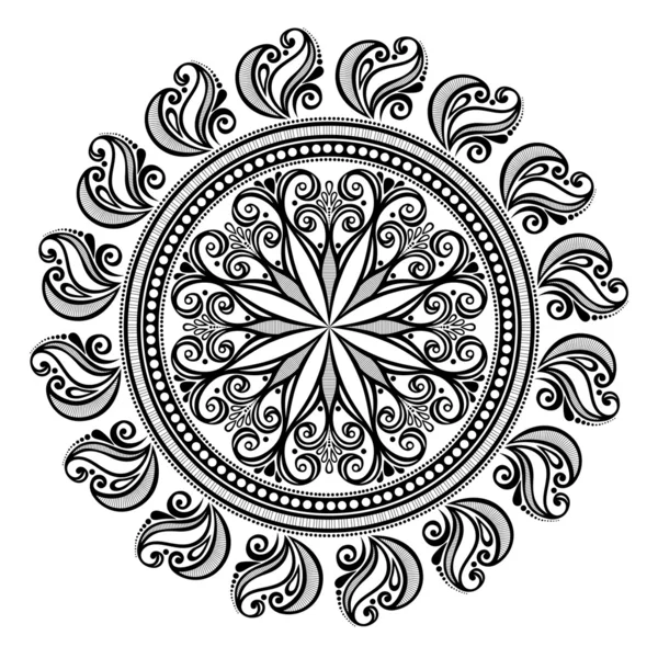 Bonito Deco Mandala (Vector ) — Vetor de Stock