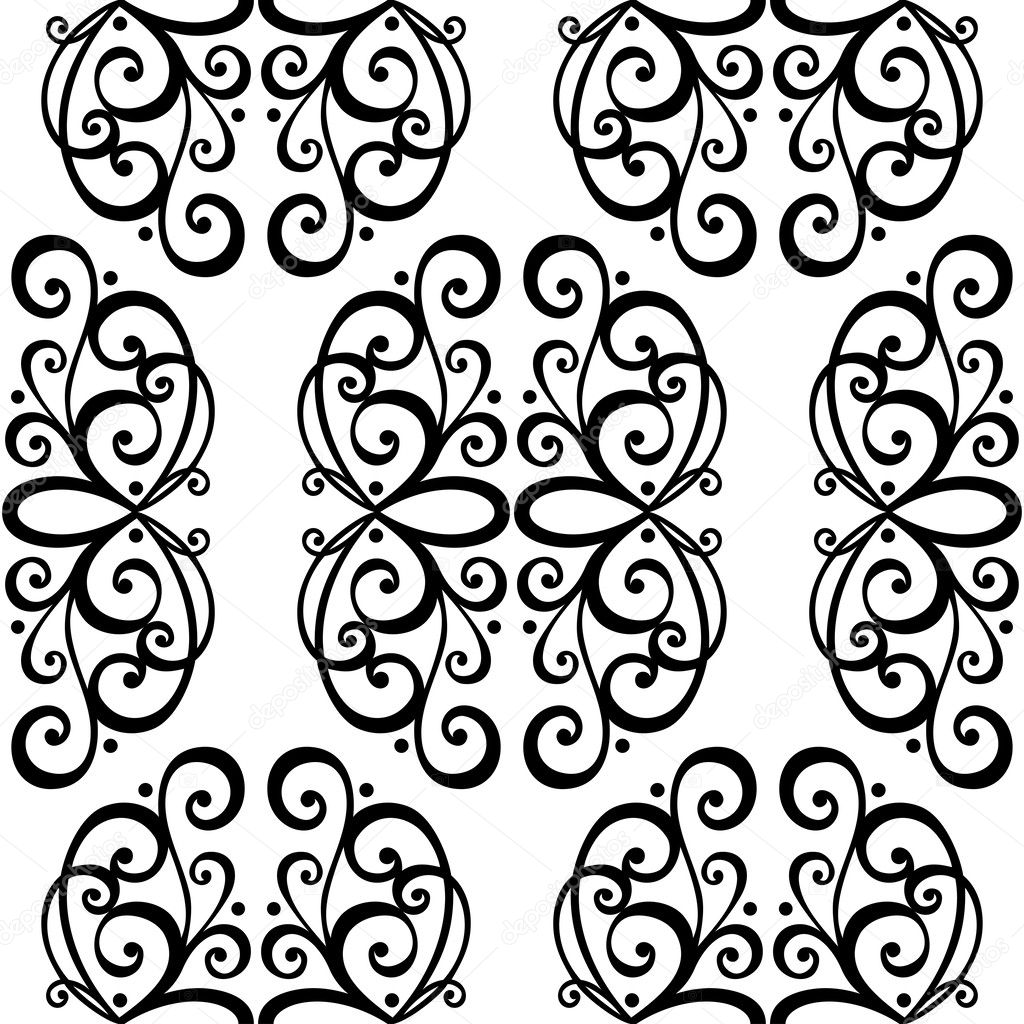 Seamless Ornate Abstract Pattern (Vector)