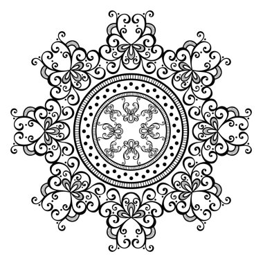 güzel deco mandala (vektör)
